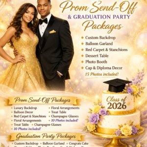 Prom Send Off & Graduation Party Packages